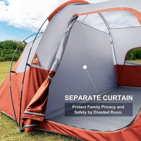 Sudzendf 14 ft. x 11 ft. 10 Person Easy Up Camping Dome Tent
