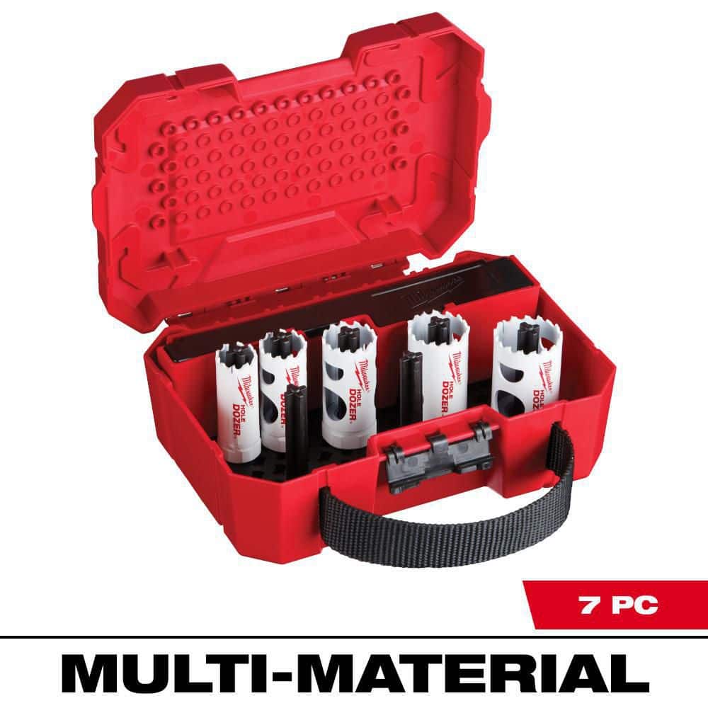 Milwaukee Hole Dozer Bi-Metal Hole Saw Set (7-Piece) 49-22-4083