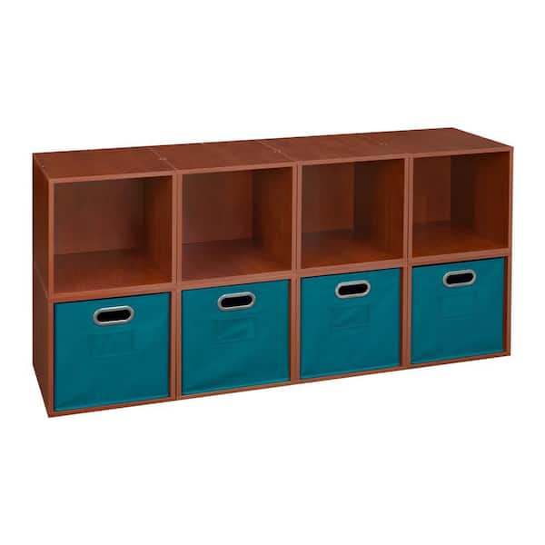 Regency 26 in. H x 52 in. W x 13 in. D Cherry Wood 12-Cube Organizer