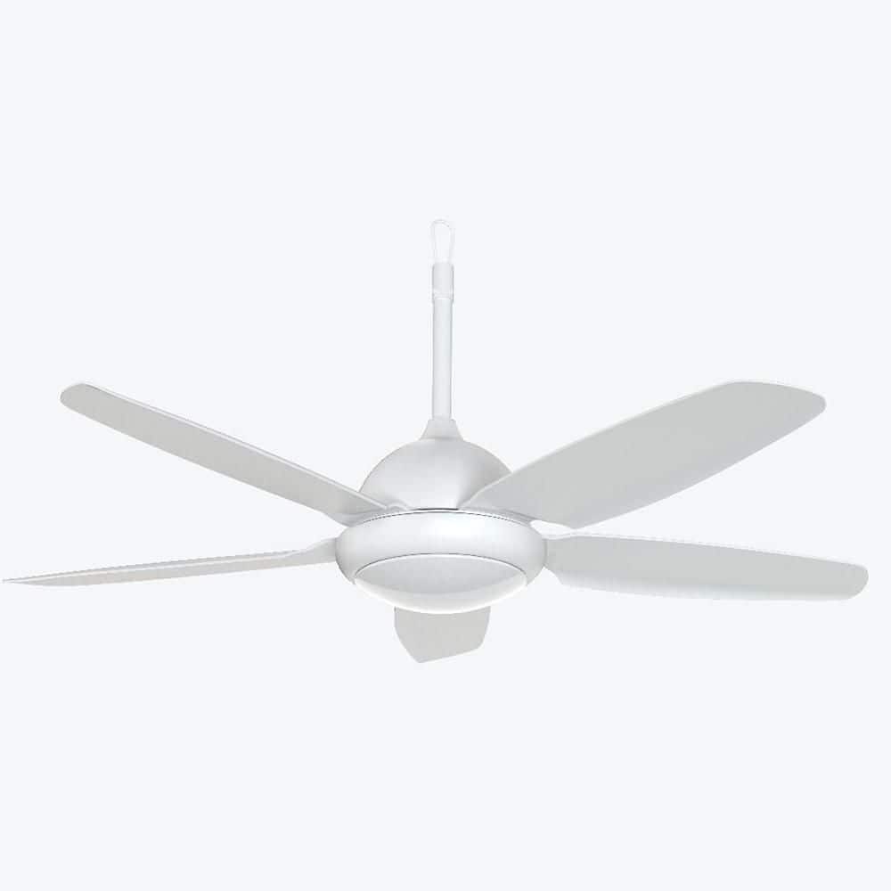 52 in. Outdoor Wet-Rated White Integrated LED Downrod Mount Standard Ceiling Fan with Lights and Remote for Patios Porch price history on PriceWatchPro