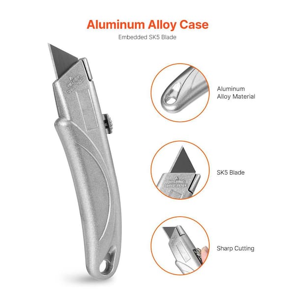 Folding Knife Robust Safety Slicer Box Strap Shark Cutter Carton Opener ...