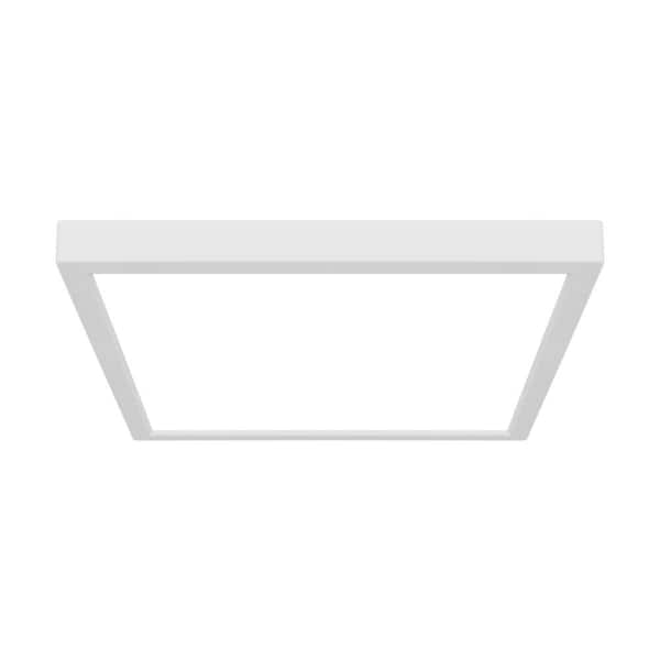 NICOR DSE(v3) 9 in. Square Selectable CCT White LED Flush Mount Ceiling Light