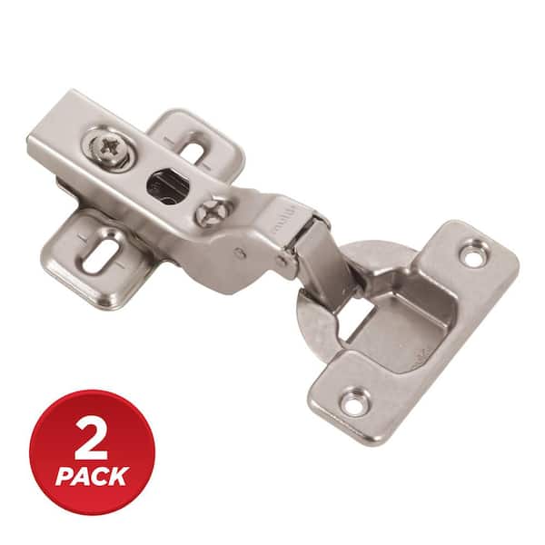 CLIP Series 35 mm Spring Closing Inset for Frameless Cabinet Hinge (2-Pack)