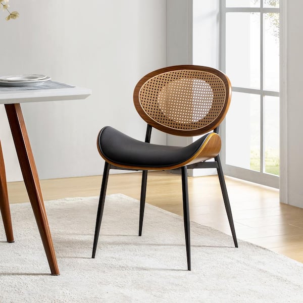 JAYDEN CREATION Pablo Black W Modern Dining Chair with