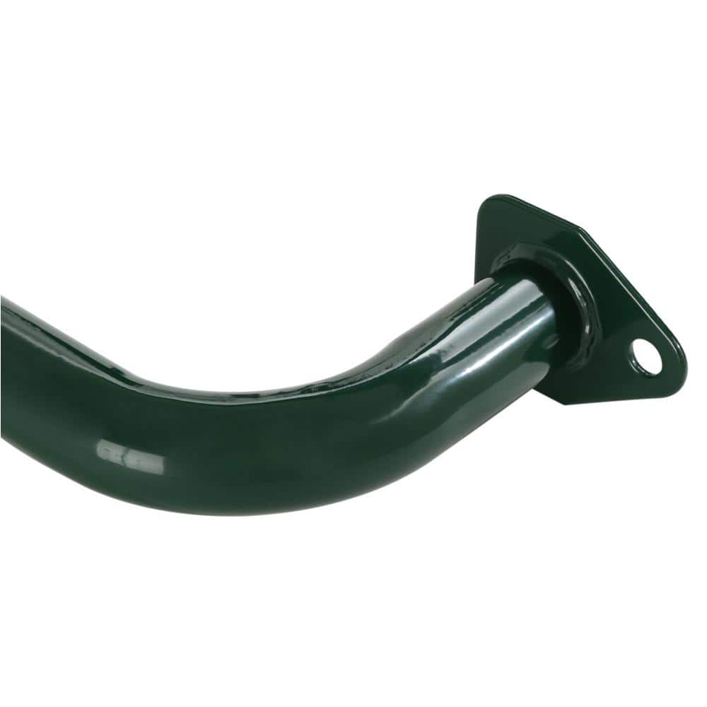 Green 16-Inch Powder-Coated Metal Safety Handles