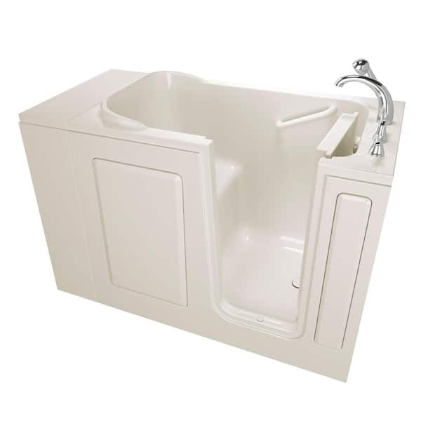 Safety Tubs Value Series 48 in. Right Hand Walk-In Bathtub in Biscuit