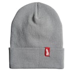Men's Gray Acrylic Cuffed Beanie Hat