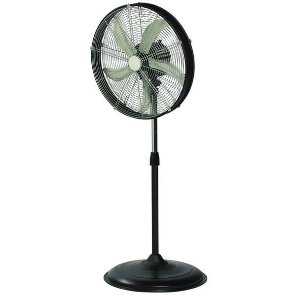 Unbranded 20 in. High-Velocity Oscillating Pedestal Fan