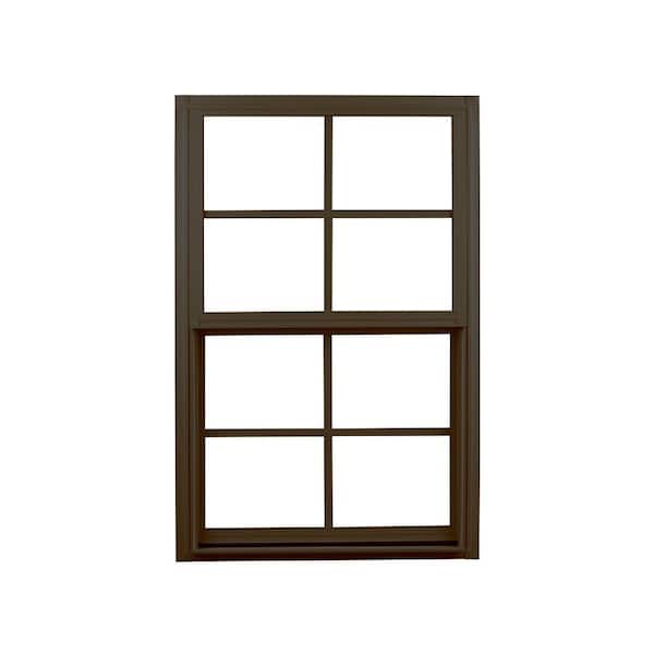 Ply Gem 23.25 in. x 35.25 in. Single Hung Aluminum Window - Bronze