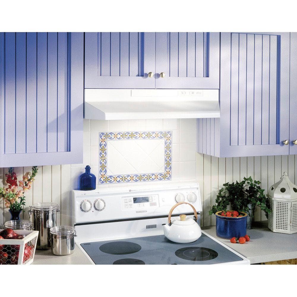 Broan 24" White Steel Convertible Under Cabinet Range Hood