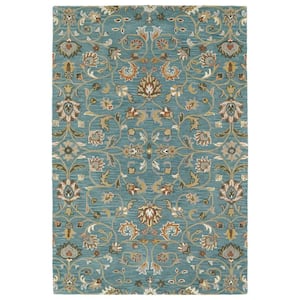 Middleton Turquoise 5 ft. x 8 ft. Area Rug