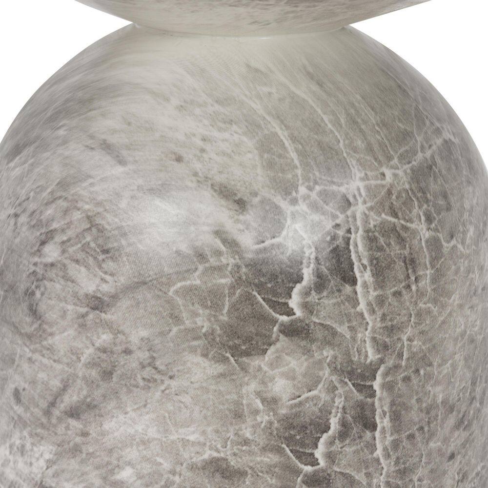 Wels 17.5 in. Stone Specialty Shape Green Marble End Table - thumbnail 6