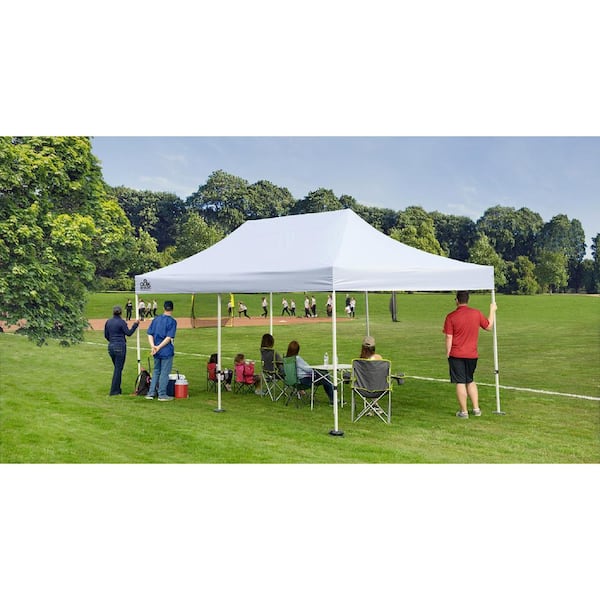 最終値下げ！KIDOO ワンタッチビンディング ホワイト Quik Shade C200 10 ft. x 20 ft. White Straight Leg Commercial