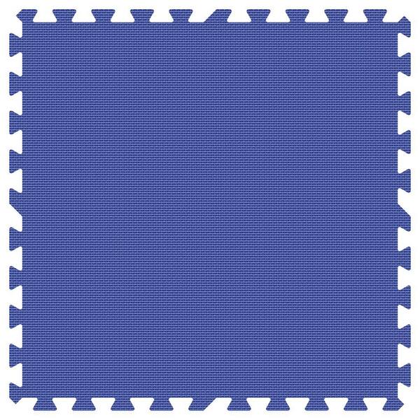 Groovy Mats Royal Blue 24 in. x 24 in. Comfortable Mat (100 sq.ft. / Case)