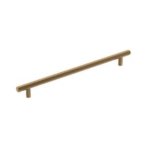 Caliber 10-1/16 in. (256 mm) Center-to-Center Champagne Bronze Drawer Pull