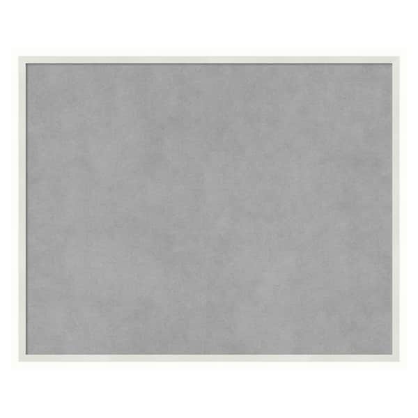 Amanti Art Lucie White 21 in. x 17 in Framed Magnetic Board
