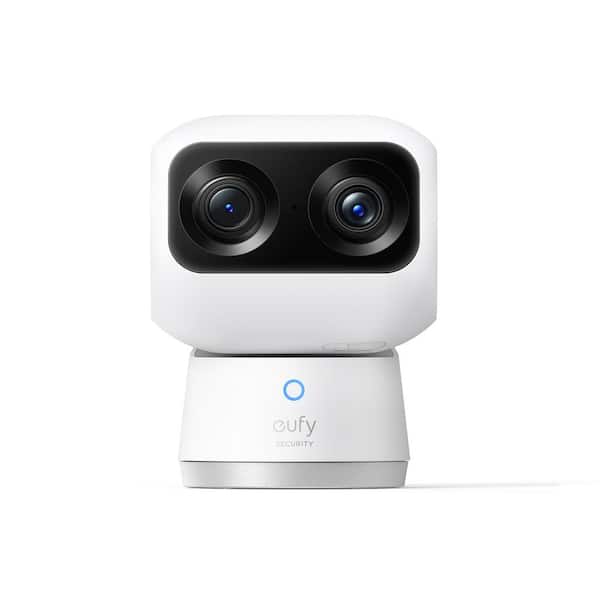 eufy Security S350 WiFi IndoorCam HardWired Pan and Tilt Security Camera with, No Monthly Fee, and HomeBase 3 Compatible
