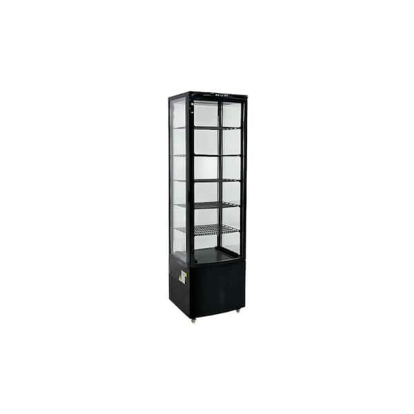 Elite Kitchen Supply 20.5 in. 10.6 cu. ft. Commercial Bakery Refrigerator Display ECL308 Black