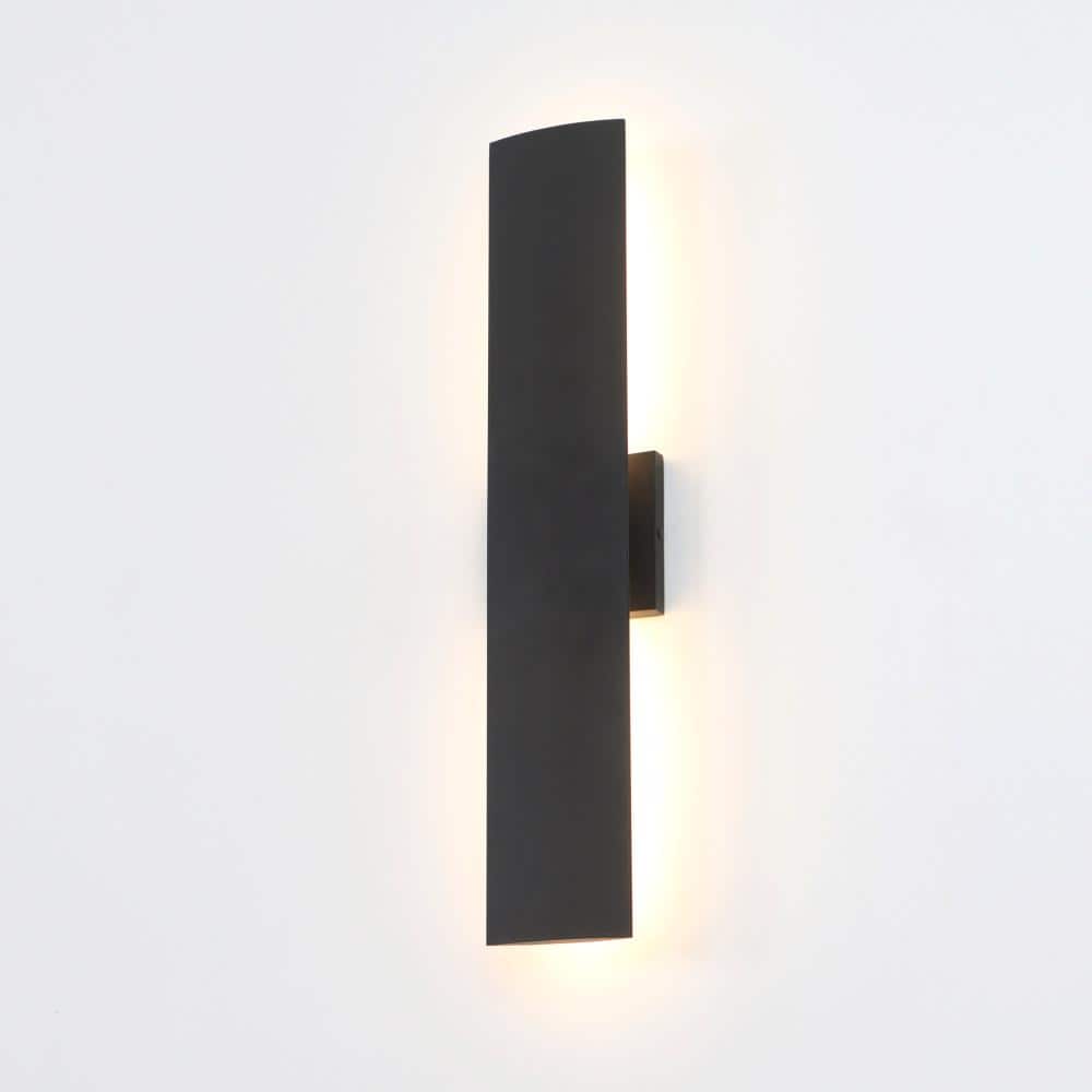 1 Light 24 in. Black LED Outdoor Waterproof Wall Light,Indoor Wall Mount price history on PriceWatchPro