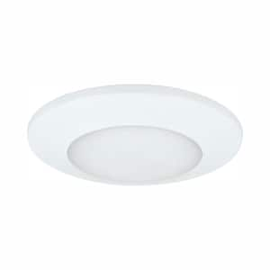 7-1/2 in. LED Slim Flush Mount 17-Watt White Integrated LED Surface Mount