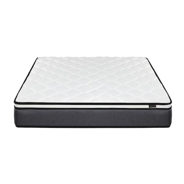 Silverpark 10 in. Medium Firm High Density Foam Euro Top Full Mattress