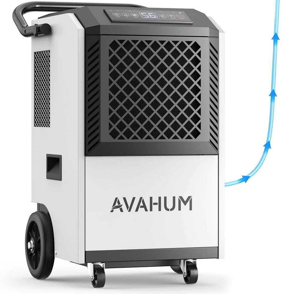 160 pt. 7,500 sq. ft. Bucket Less Commercial and Industrial Dehumidifier in White price history on PriceWatchPro
