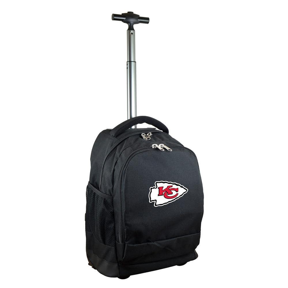 Mojo NFL Kansas City Chiefs 19 in. Black Wheeled Premium Backpack ...