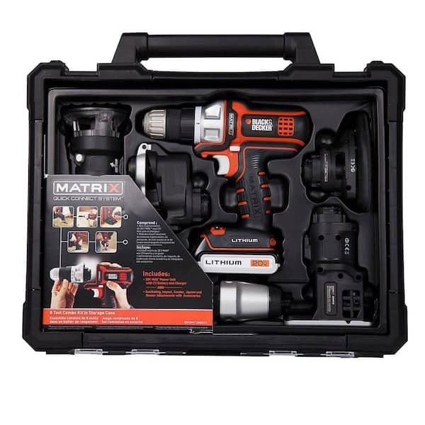 Black+decker 20V MAX* Drill with Home Tool Kit, 66-Piece (bcksb62c1)
