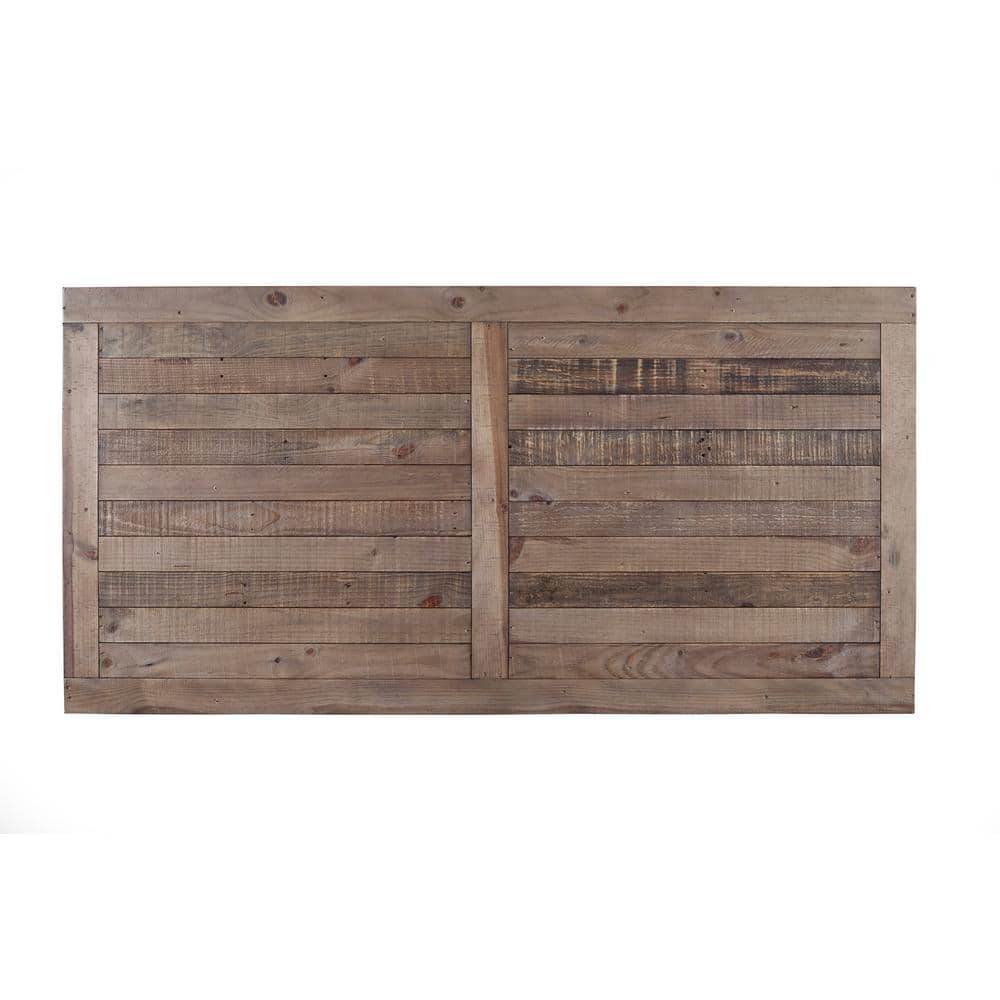 Prairie 84" Reclaimed Wood Rectangular Dining Table in Natural and Black