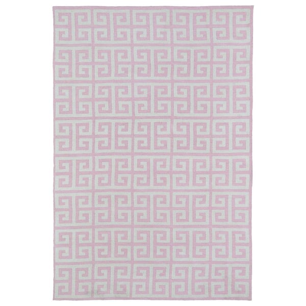 Kaleen Lily and Liam Pink 4 ft. x 6 ft. Area Rug