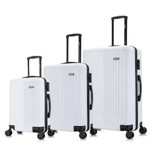 Stratos Lightweight Hardside Spinner 3-Piece Luggage Set 20 in., 24 in., 28 in. in White