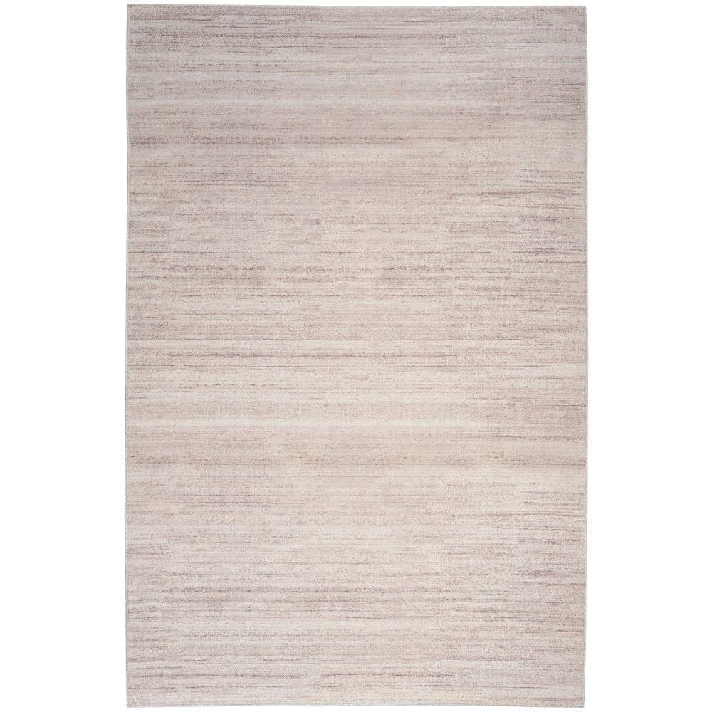 Washable Essentials Ivory Mocha 4 ft. x 6 ft. All-over design Contemporary Area Rug price history on PriceWatchPro