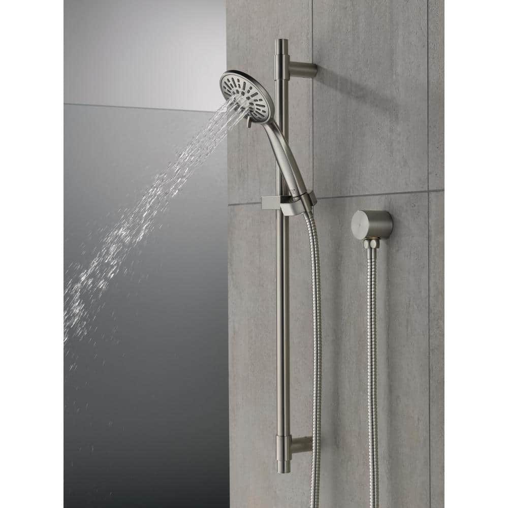 Stainless Steel Adjustable Handheld Shower with Slide Bar