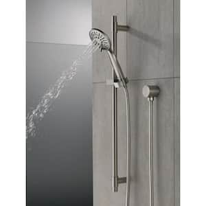 4-Spray 3.9 in. Single Wall Mount Handheld Shower Head in Stainless