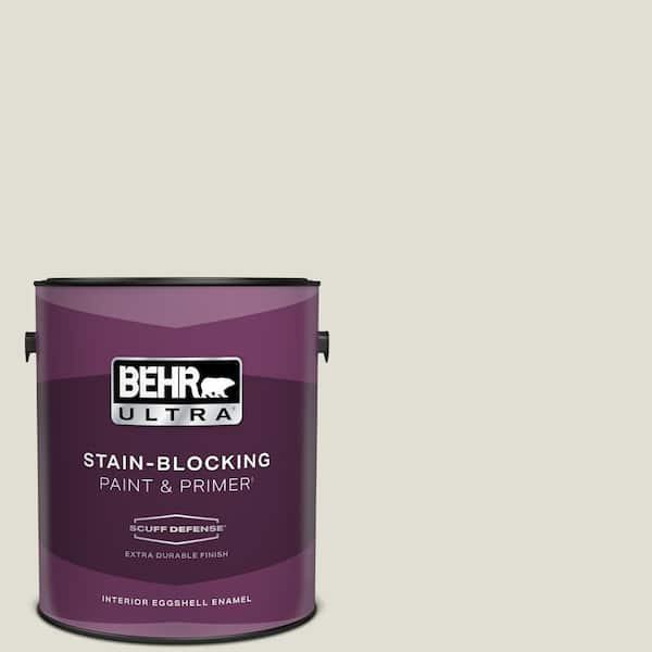 BEHR ULTRA 1 gal. #PPU24-15 Mission White Extra Durable Eggshell Enamel Interior Paint & Primer