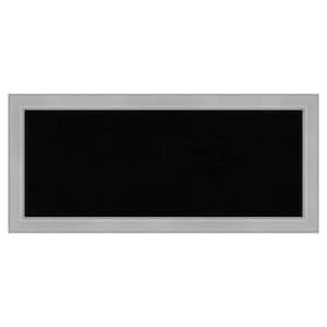 Black Glass Dry Erase Board, 35 x 23, Black Surface