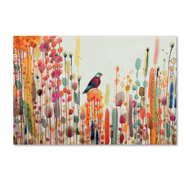 Trademark Fine Art 30 in. x 47 in. "Joie De Vivre" by Sylvie Demers Printed Canvas Wall Art
