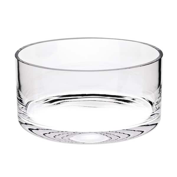 Manhattan Nappy 5.5 in. D x 3 in. H Clear All Purpose Mouth Blown Lead Free Crystal Bowl