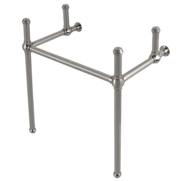 Kingston Brass Fauceture Brass Console Sink Leg in Brushed Nickel