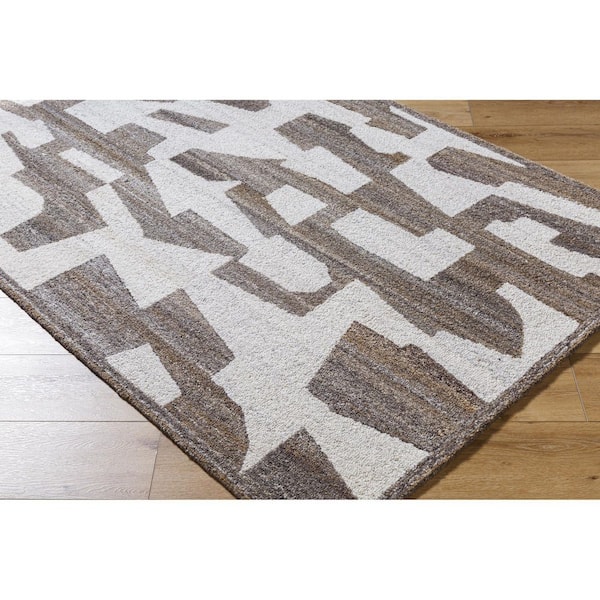 Andes Black Modern Geometric 8 ft. x 10 ft. Area Rug