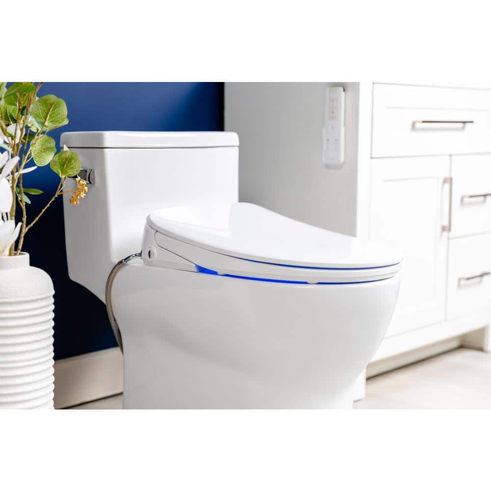 Alpha iX Pure Round White Electric Bidet Toilet Seat