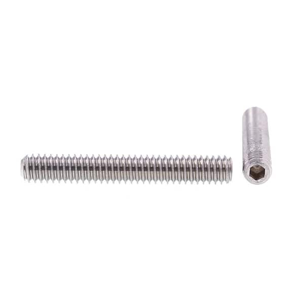 1/4-20 x 1-3/4" Socket Set Screws Allen Drive Cup Point Stainless Steel Qty 25 