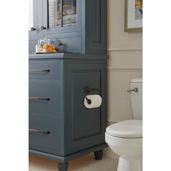Stature 7-1/16 in. (179 mm) L Single Post Toilet Paper Holder in Oil Rubbed Bronze