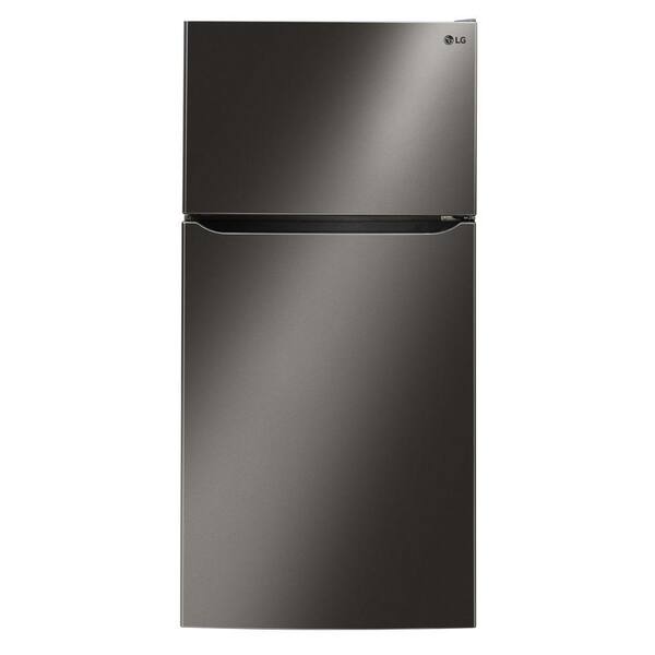 LG 23.8 cu. ft. Top Freezer Refrigerator in Black Stainless Steel with Reversible Door