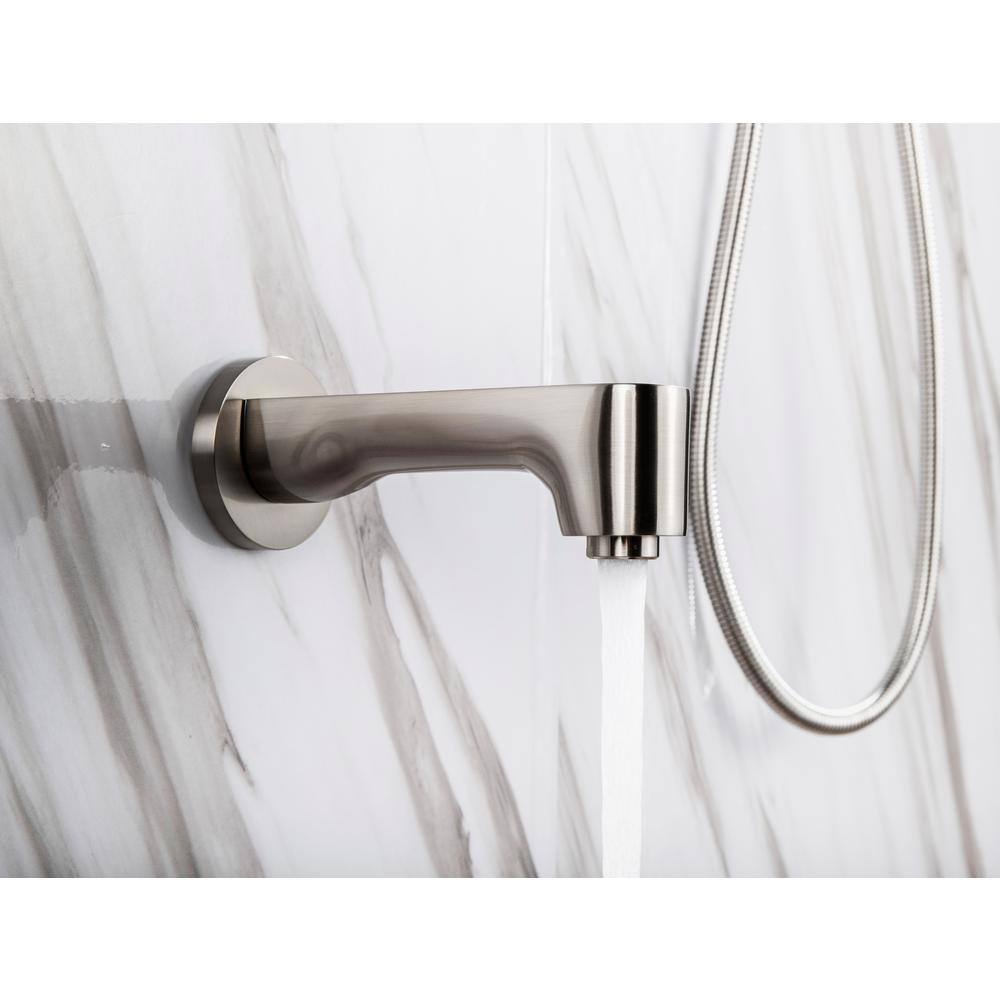 Nickel Multi-Head Wall Mounted Rain Shower System