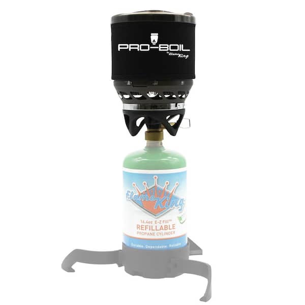 Flame King Pro-Boil Camping and Backpacking Stove Cooking System, Boils Water in 90 Seconds