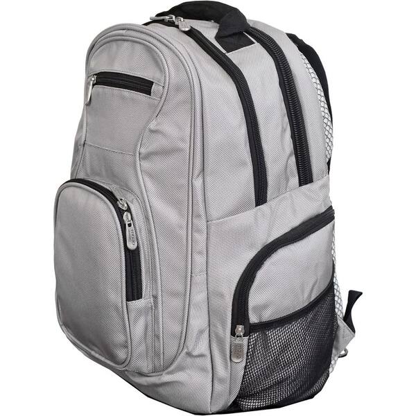 Louisville Cardinals Campus Laptop Backpack- Gray