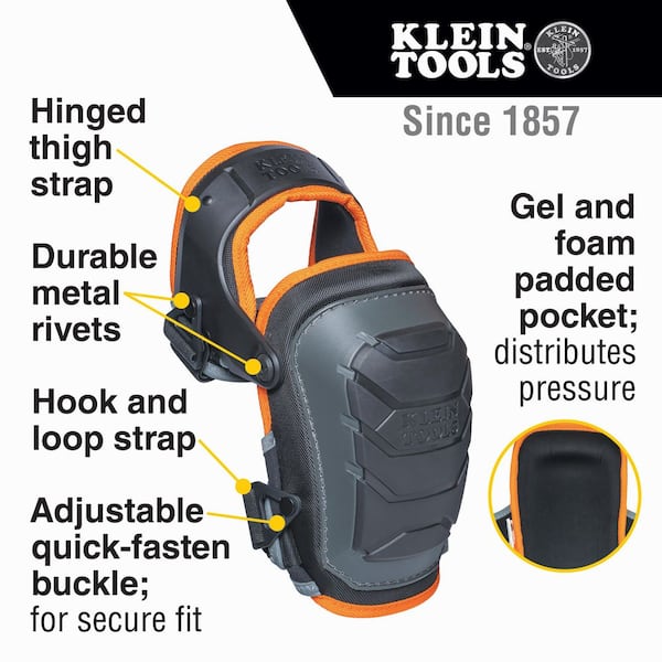 Heavy-Duty Hinged Knee Pad