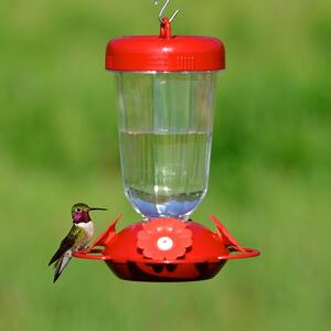 Finest Top-Fill Plastic Hummingbird Feeder - 16 oz. Capacity
