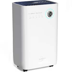 50 pt. 4,500 sq.ft. Quiet Dehumidifier in White for Home with Energy Star, 3-Dehumidification Modes, Auto Defrost